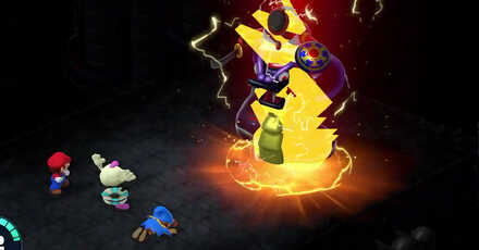 Super Mario RPG Remake - Use Special Attacks on Bad Adder