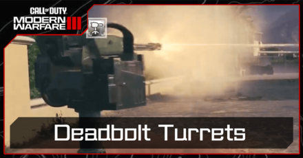 Modern Warfare 3 - Deadbolt Turrets