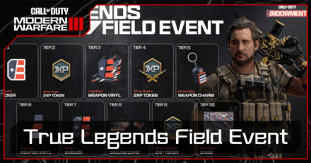 Modern Warfare 3 - True Legends Rewards and Start Time
