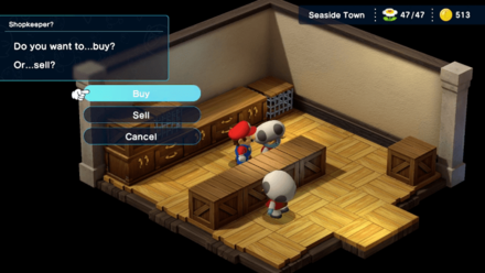 Super Mario RPG - Shop Interior