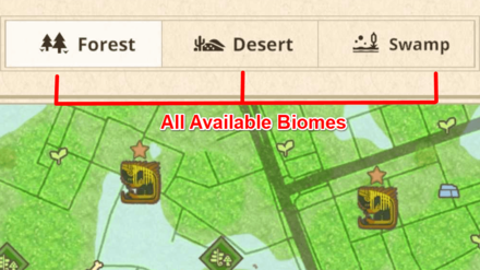 Monster Hunter Now - All Available Biomes