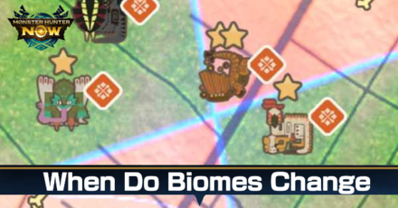 Monster Hunter Now - When Do Biomes Change