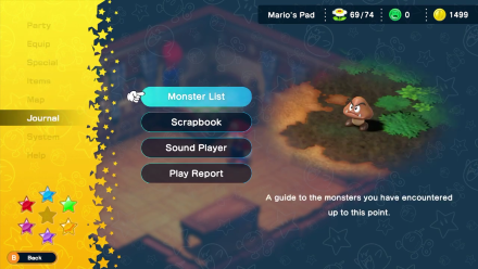 Super Mario RPG - Journal