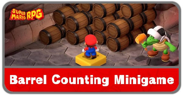 Super Mario RPG Remake - Barrel Counting Minigame