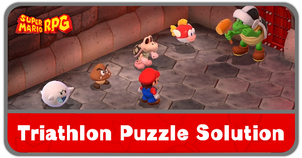 Super Mario RPG Remake - Triathlon Puzzle Solution