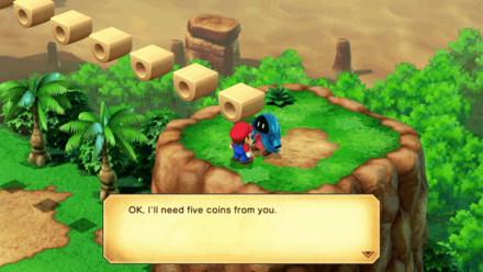Super Mario RPG Remake - Pay 5 Coins