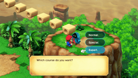 Super Mario RPG Remake - Choosing Difficulty