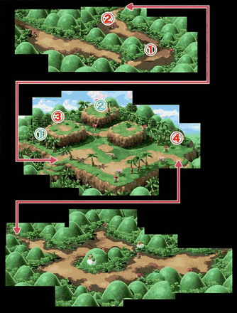 Super Mario RPG - Mushroom Way Map