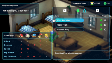 Super Mario RPG Remake - Buy Exp. Booster