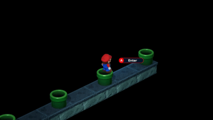 Super Mario RPG Remake - Enter the 2nd to the Last Pipe