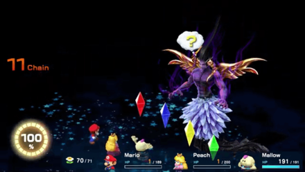 Super Mario RPG Remake - Use Though Peek with Perfect Timing