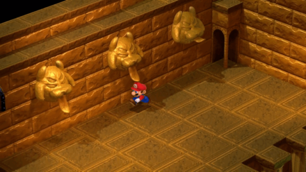 Super Mario RPG Remake - Hit Statues in Order
