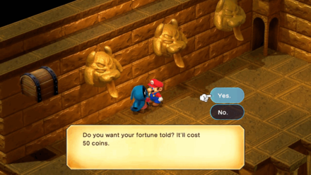 Super Mario RPG Remake - Where to Get Fortune Told