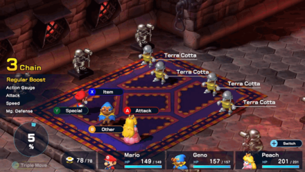 Super Mario RPG Remake - Course 2 - Room 1 - Battle 1