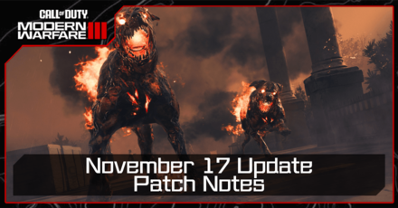 Modern Warfare 3 - November 17 Update