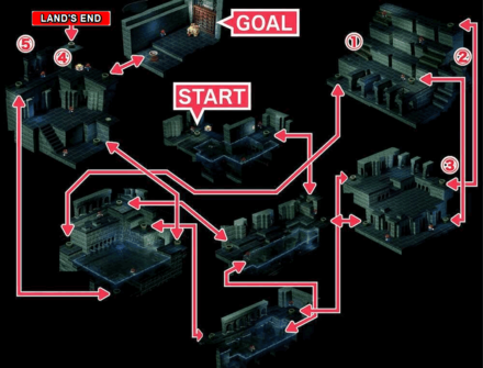 Super Mario RPG -  Kero Sewers Map