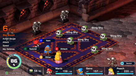 Super Mario RPG Remake - Course 1 - Room 1 - Battle 4