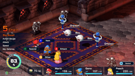 Super Mario RPG Remake - Course 1 - Room 1 - Battle 3