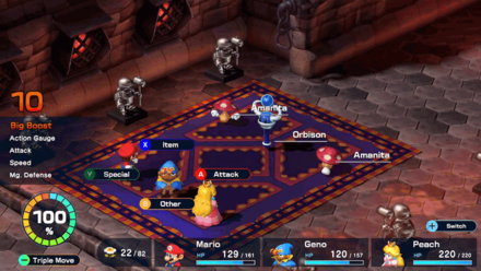 Super Mario RPG Remake - Course 1 - Room 2 - Battle 3