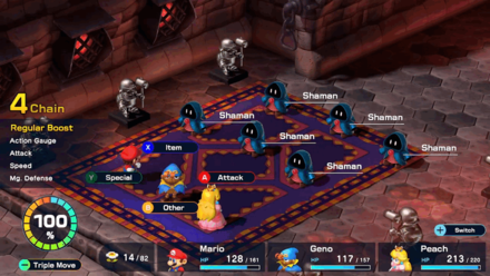 Super Mario RPG Remake - Course 1 - Room 3 - Battle 4