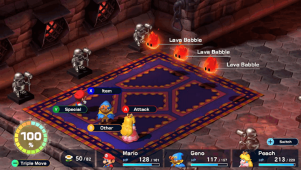 Super Mario RPG Remake - Course 1 - Room 3 - Battle 1