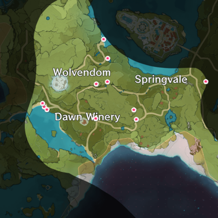 Genshin Impact - Mist Flower Corolla Locations