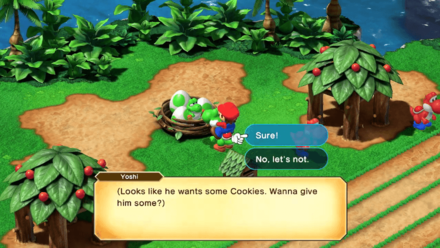 Super Mario RPG - Feeding Yoshi