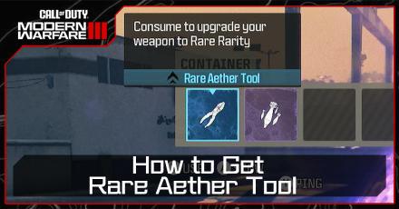 Modern Warfare 3 - How to Get Rare Aether Tool