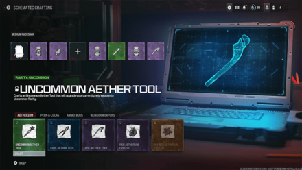 Modern Warfare 3 - Uncommon Aether Tool Schematics