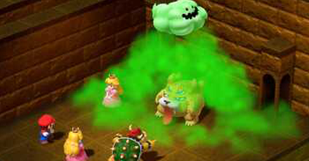 Super Mario RPG Remake - Bowser Using Poison Gas