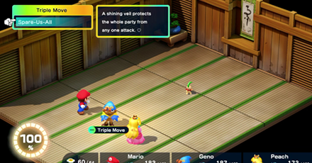 Super Mario RPG Remake - Use a Triple Move on Mario-Style Jinx