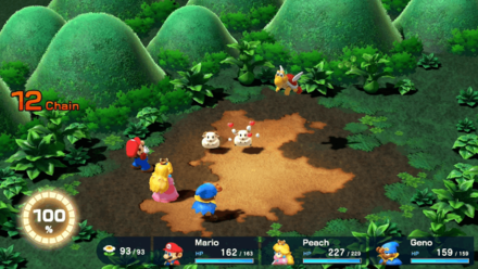 Super Mario RPG Remake - Turns Enemy into Sheep