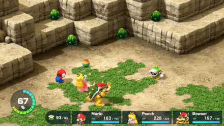 Super Mario RPG Remake - Use Mystery Egg with Peach with Nurture Ring Ten Times