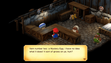 Super Mario RPG Remake - Purchase in Moleville for 200 Coins