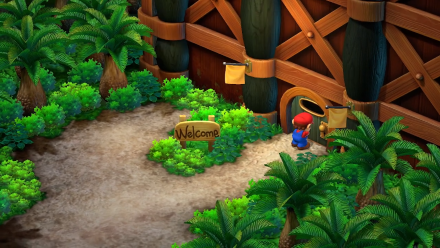 Super Mario RPG - Interact with the Door