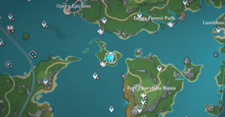 Genshin - Basically Blue Wild Creature - Recommended Location 3