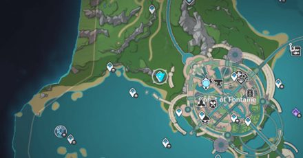 Genshin - Basically Blue Wild Creature - Recommended Location 4