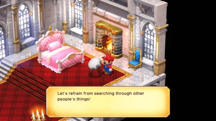 Super Mario RPG Remake - Grandma reaction to Peach