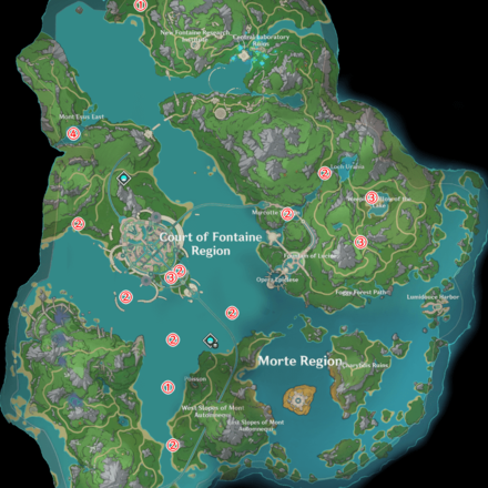 Genshin - All Snow-Winged Goose Locations Fontaine