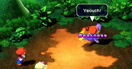 Super Mario RPG - Croco Set on Fire