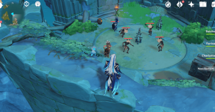 Genshin - Staff-Wielding Opponent Locations Guide - Recommended Location in Liyue