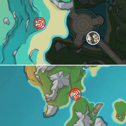 Genshin Impact - Leisurely Otter Map Locations