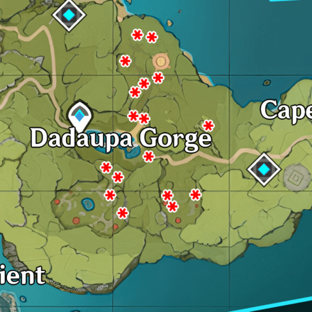Genshin - Hilichurl Berseker Map Locations