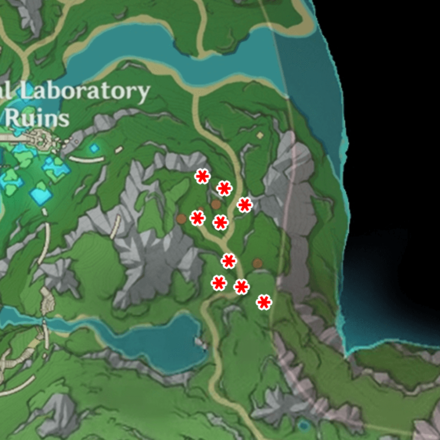 Genshin - Hilichurl Fighter Map Locations