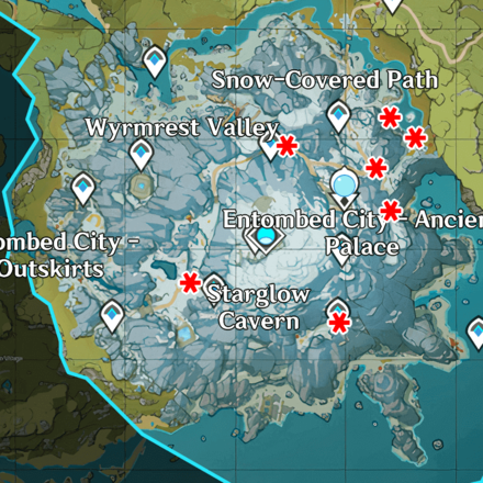 Genshin - Ice Shield Hilichurl Guard Map Locations