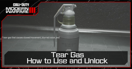 Modern Warfare 3 - Tear Gas