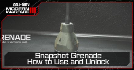 Modern Warfare 3 - Snapshot Grenade