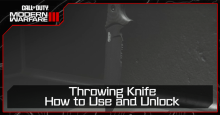 Modern Warfare 3 - Throwing Knife