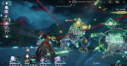 Honkai Star Rail - Locufox Forest - Focus on Elite Enemies