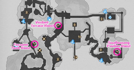 Honkai Star Rail - Exorcist Cycrane Roost Locations for Collecting Heliobi